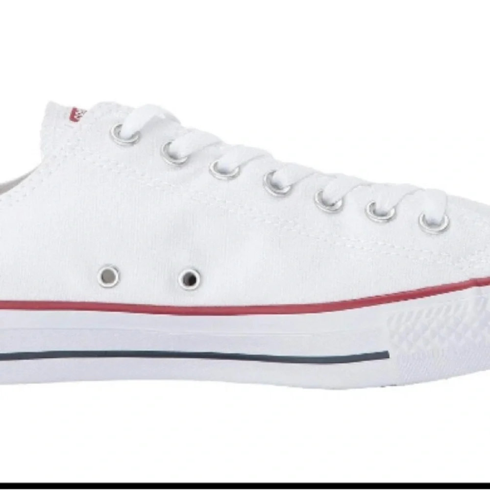 Converse All Star Size 1 Kids Chuck Taylor New White Low Top Boy Girl Sneaker NW